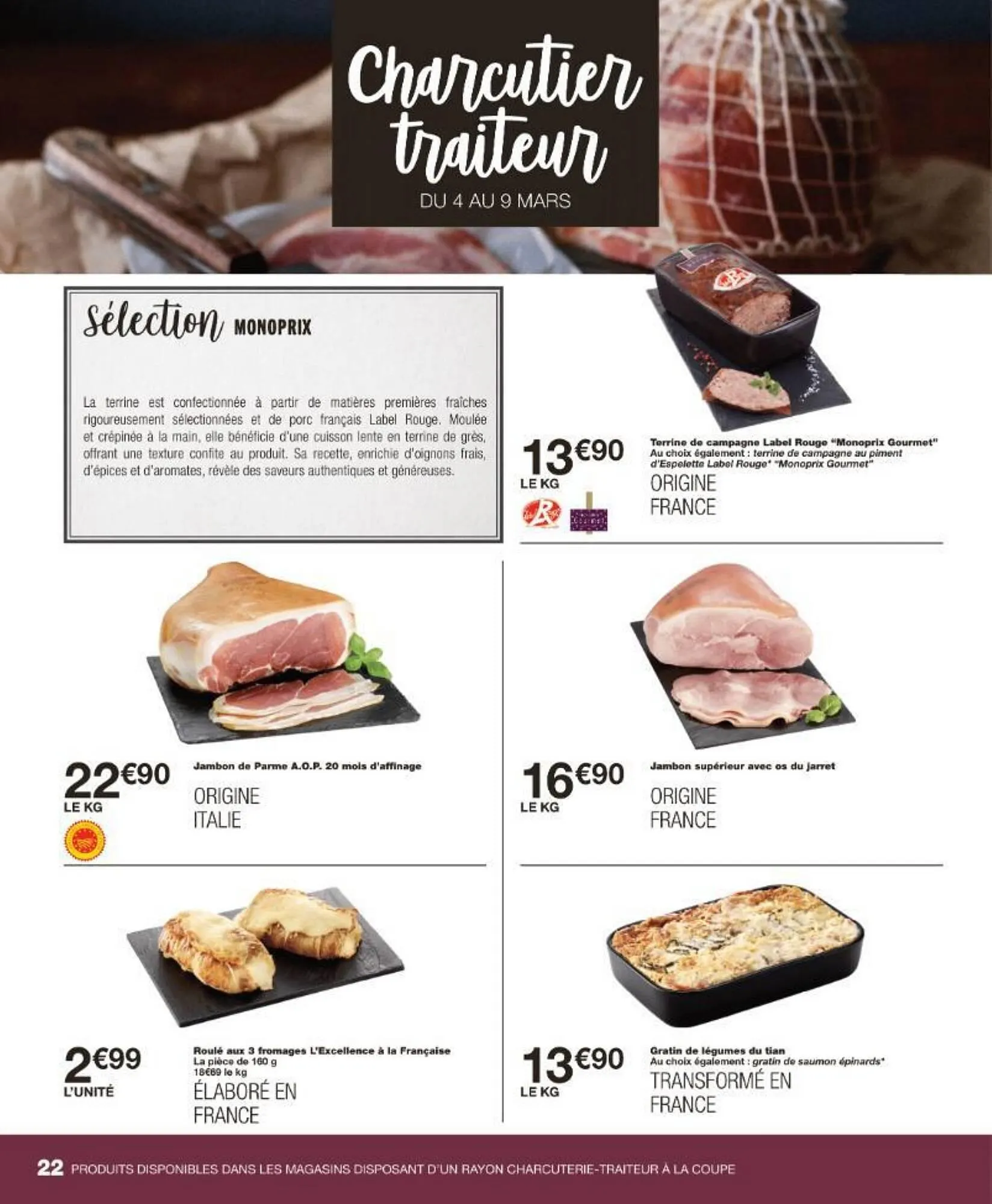 Catalogue Monoprix du 4 mars au 23 mars 2025 - Catalogue page 22