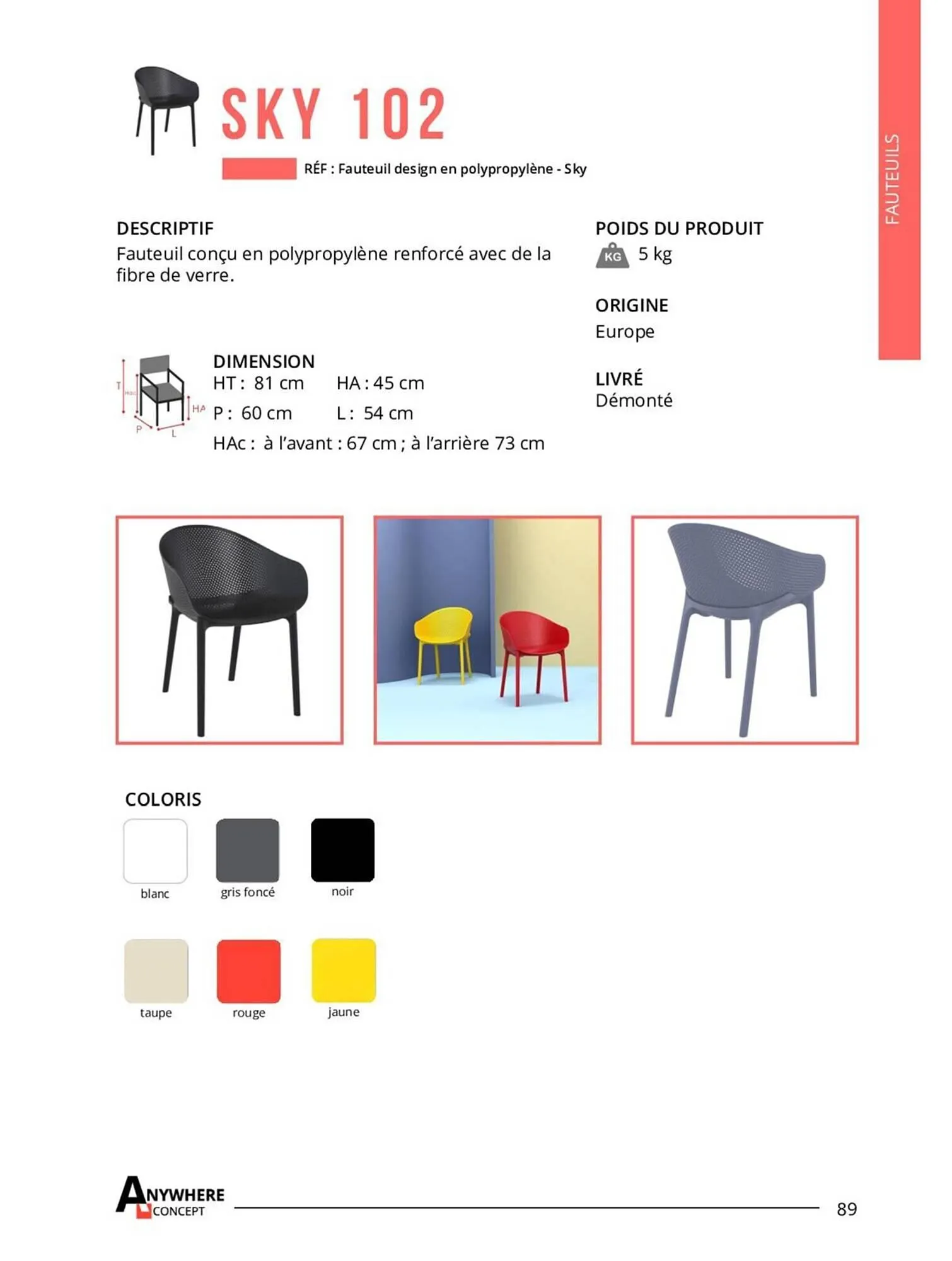 Catalogue 4 Pieds du 26 avril au 31 décembre 2023 - Catalogue page 89