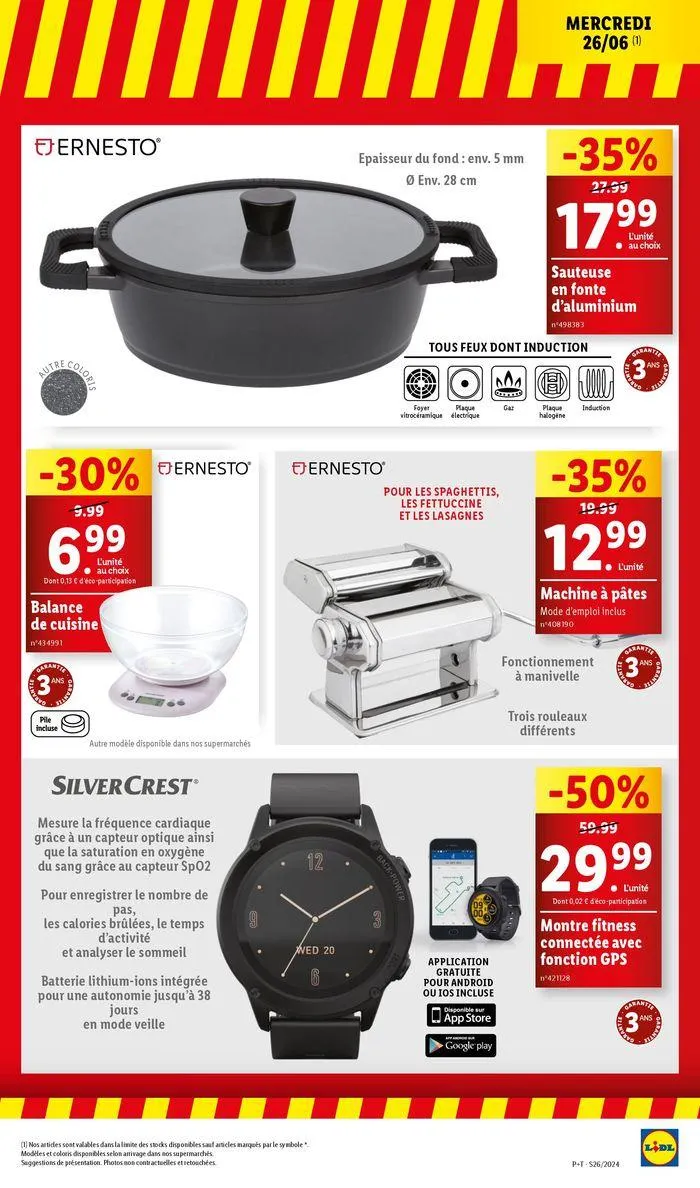Retrouvez les offres Lidl de la semaine : bricolage, jardin et cuisine ! du 27 juin au 1 juillet 2024 - Catalogue page 3
