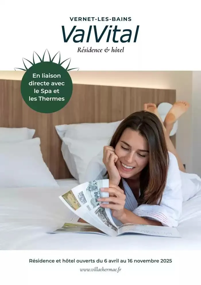 Dépliant résidence Vernet-les-Bains 2025 - 1