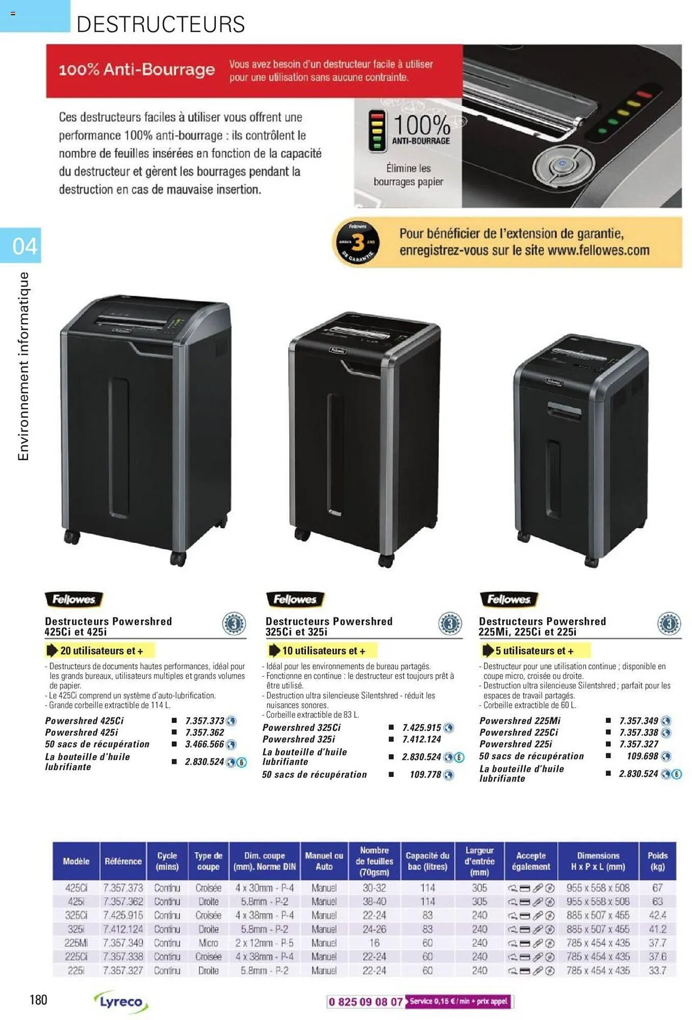 Catalogue Lyreco du 15 mai au 31 décembre 2023 - Catalogue page 180