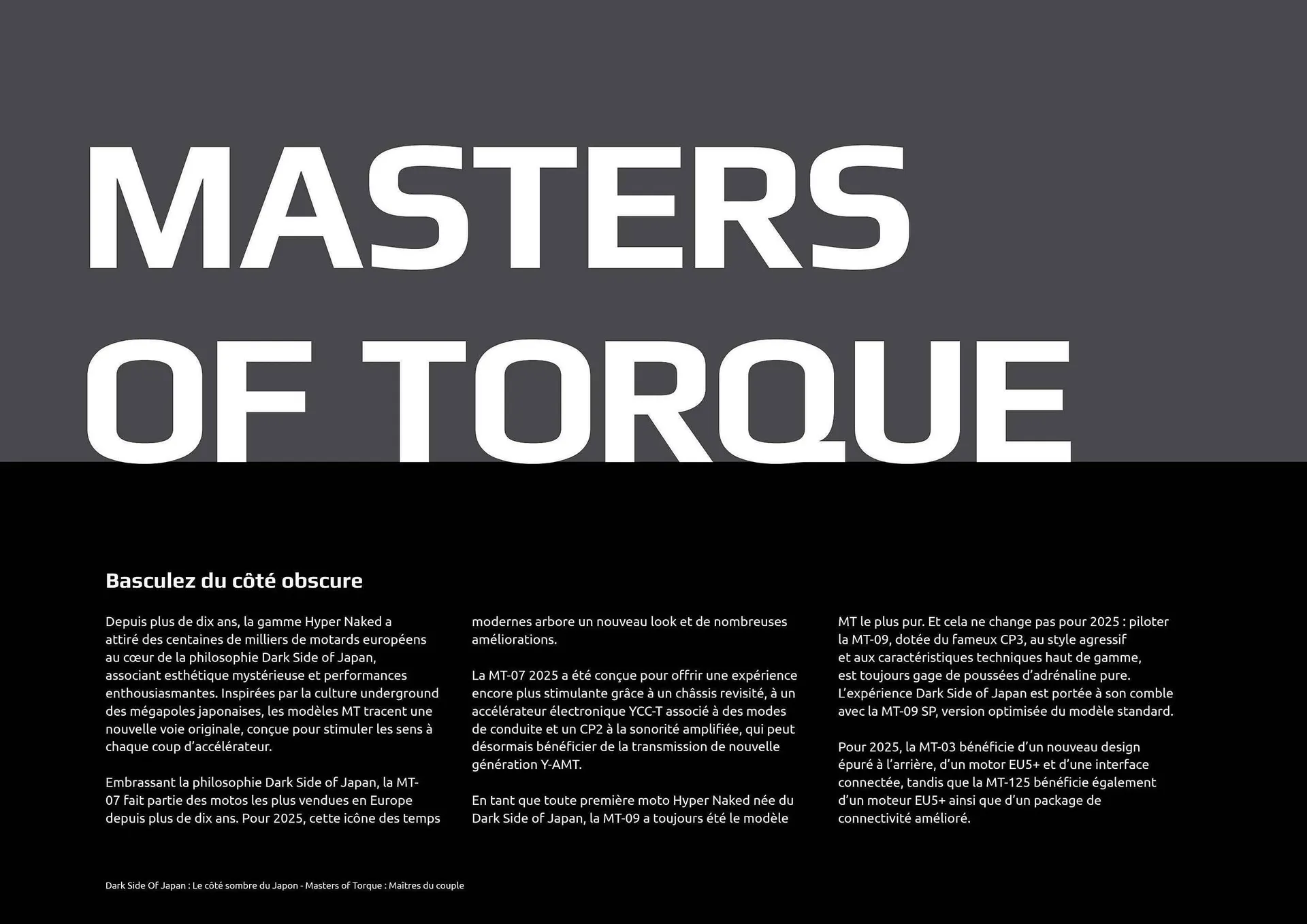 Catalogue Yamaha du 29 juillet au 3 janvier 2026 - Catalogue page 3