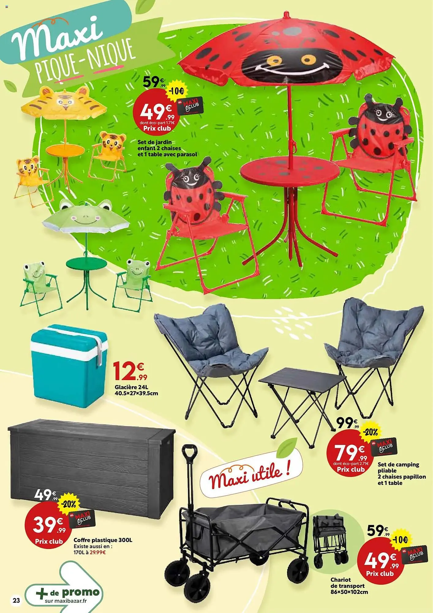 Catalogue Maxi Bazar du 29 avril au 31 mai 2026 - Catalogue page 23