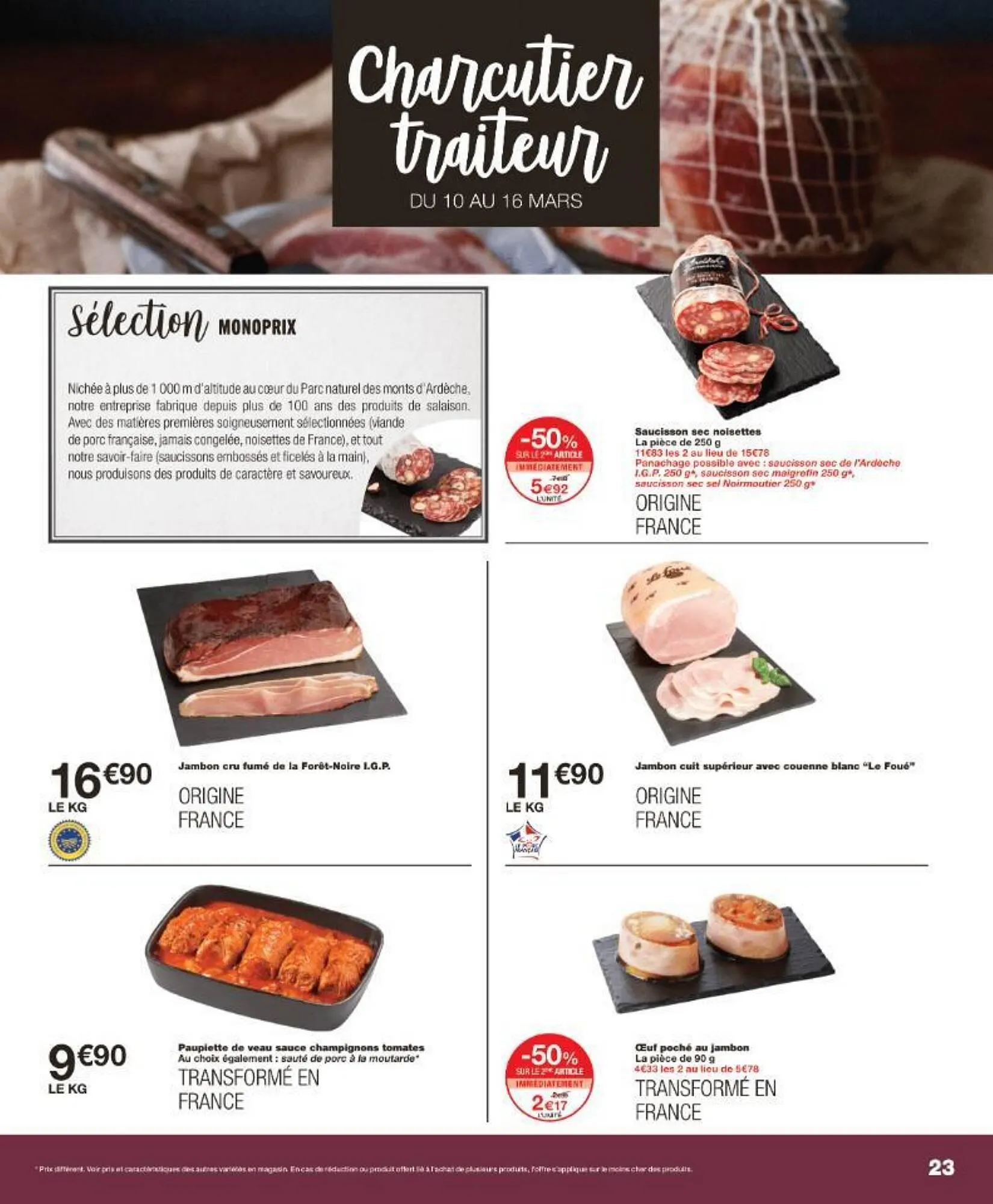 Catalogue Monoprix du 4 mars au 23 mars 2025 - Catalogue page 23