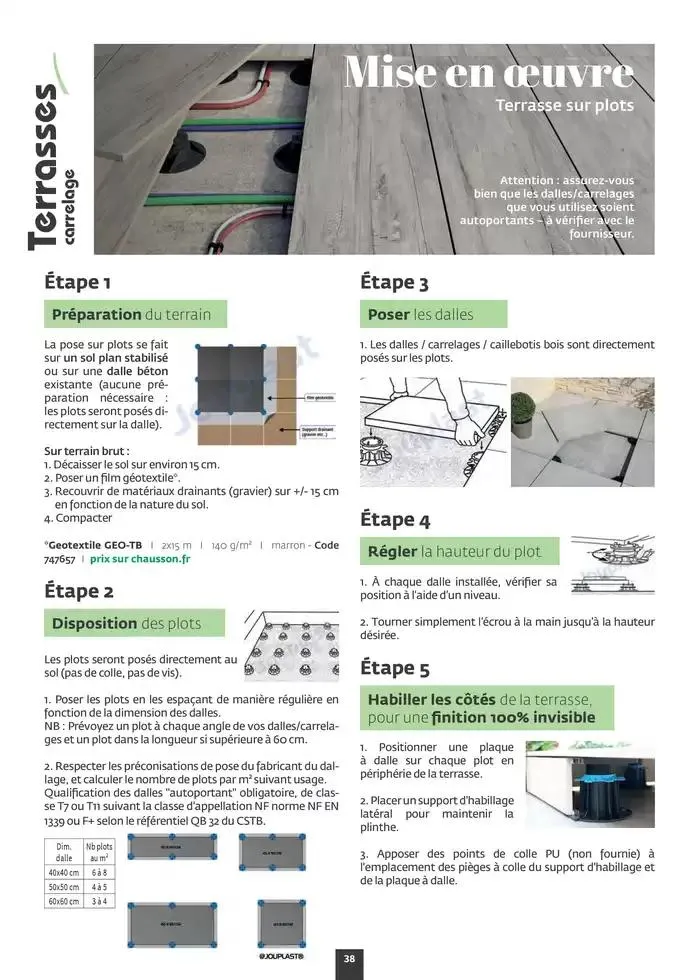 Aménagez votre extérieur SAISON 2025 du 1 janvier au 31 décembre 2025 - Catalogue page 40