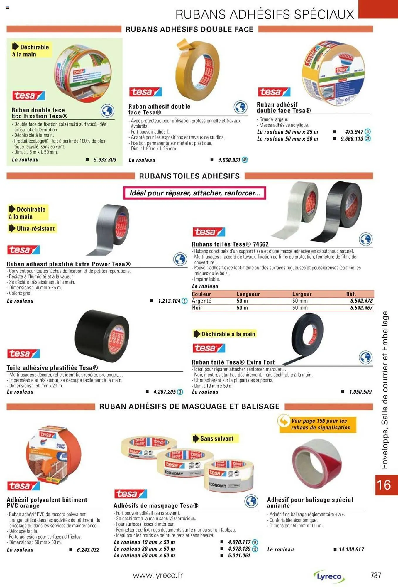 Catalogue Lyreco du 15 mai au 31 décembre 2023 - Catalogue page 737