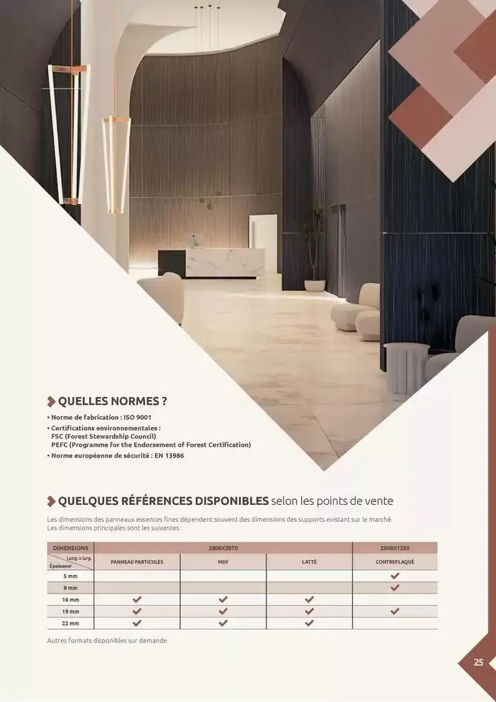 Aménagents Intérieurs du 9 décembre au 9 juin 2025 - Catalogue page 25