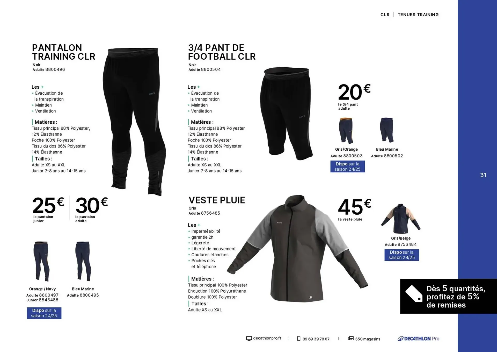 Catalogue Decathlon du 14 mai au 31 août 2025 - Catalogue page 31