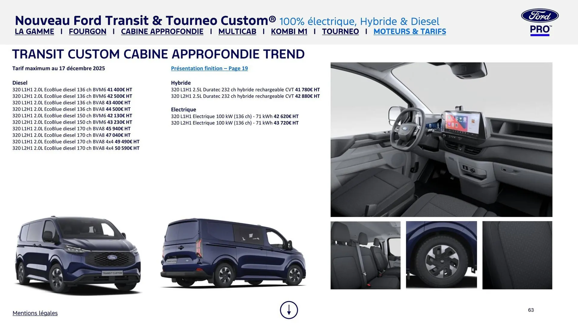Catalogue Ford du 2 février au 31 décembre 2026 - Catalogue page 63
