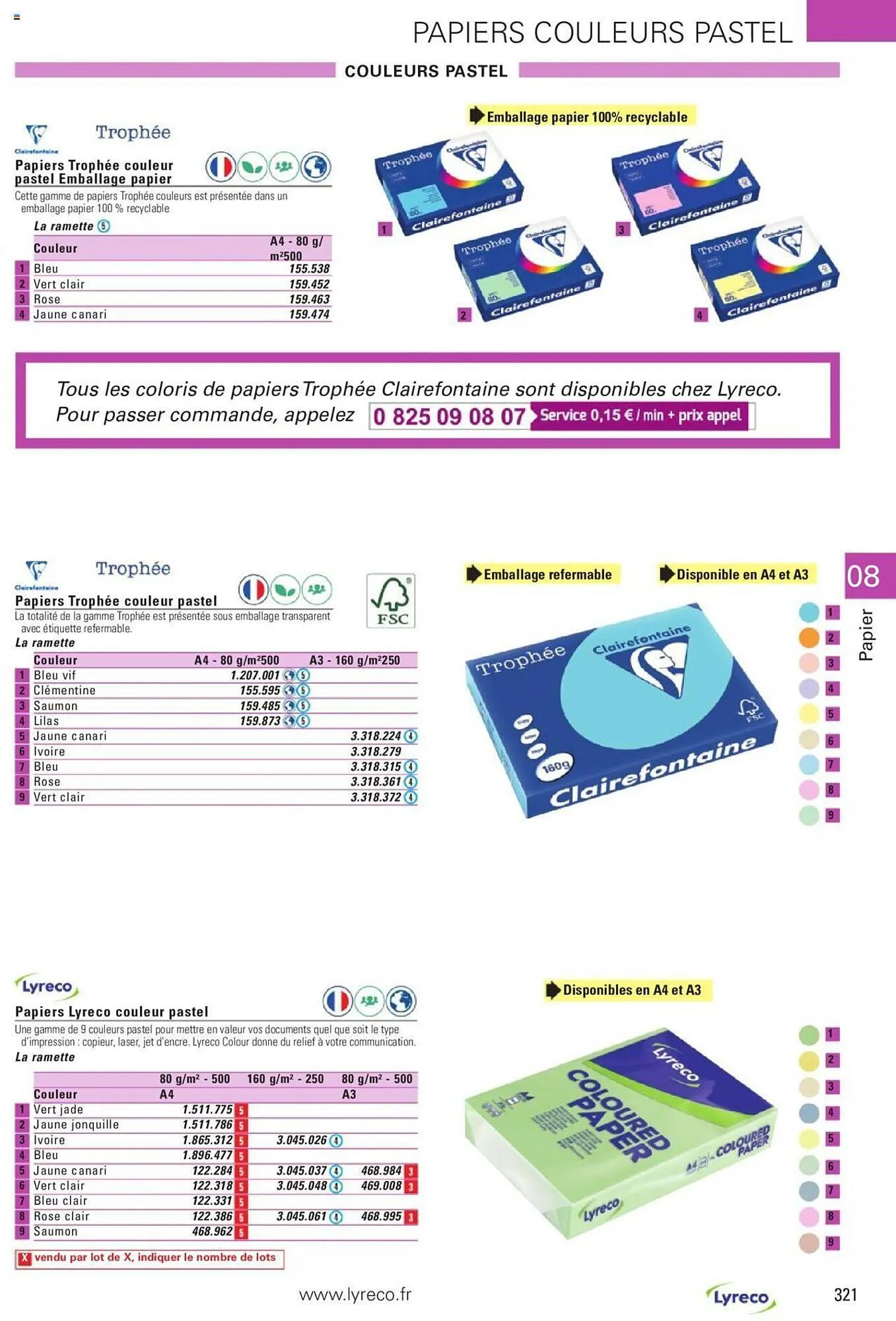 Catalogue Lyreco du 15 mai au 31 décembre 2023 - Catalogue page 321
