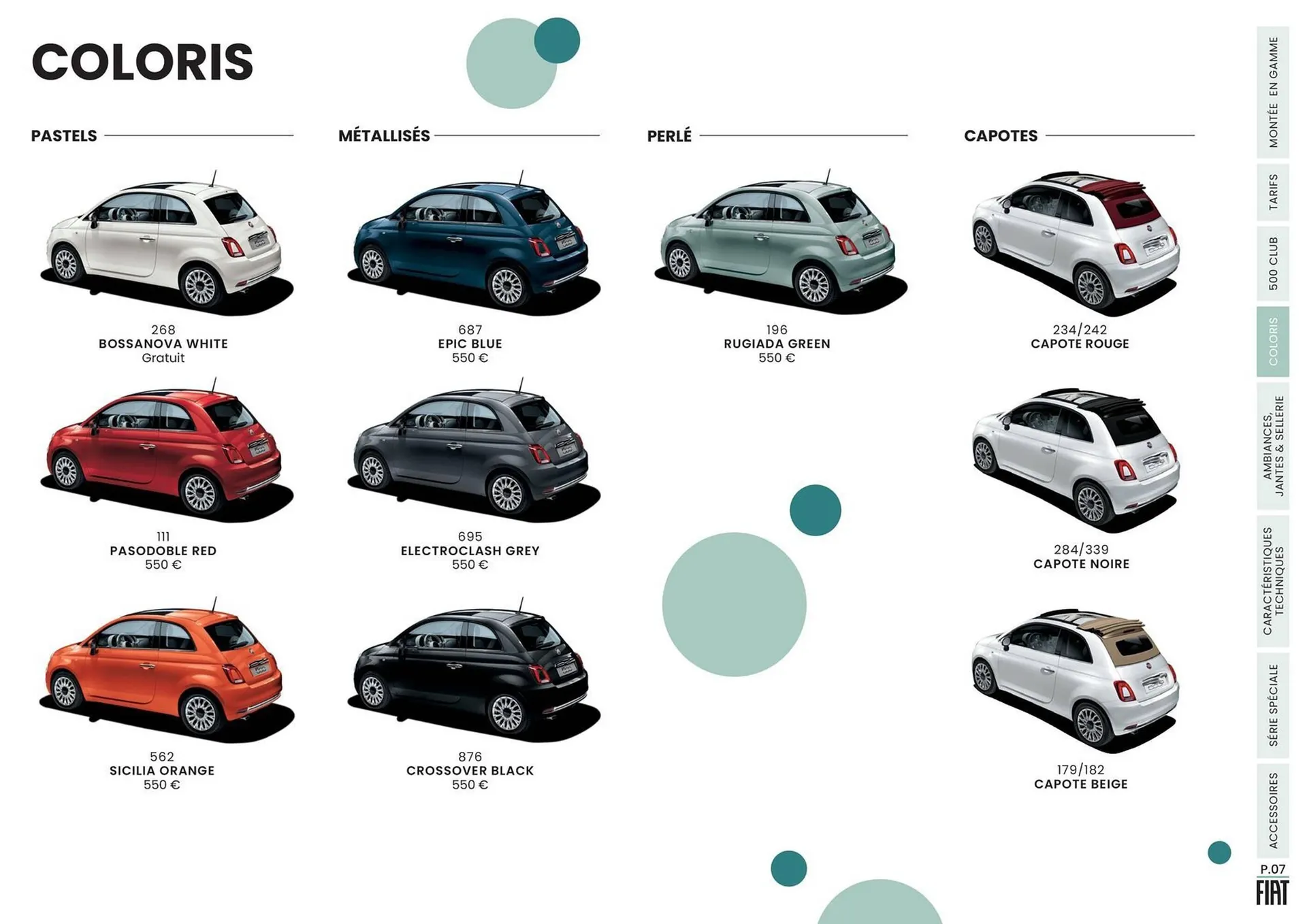 Catalogue Fiat du 11 septembre au 31 décembre 2023 - Catalogue page 7