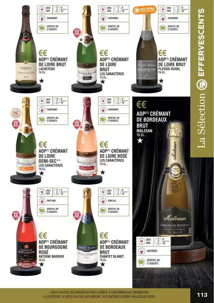 GUIDE DES VINS 2025 2026 du 27 février au 31 janvier 2027 - Catalogue page 113