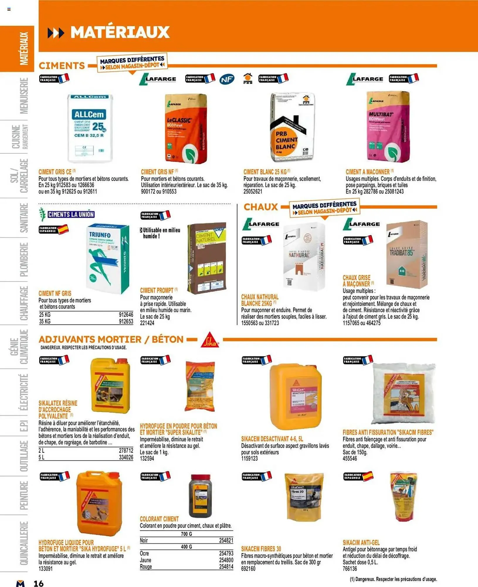 Catalogue Bricoman du 19 mars au 31 décembre 2025 - Catalogue page 16