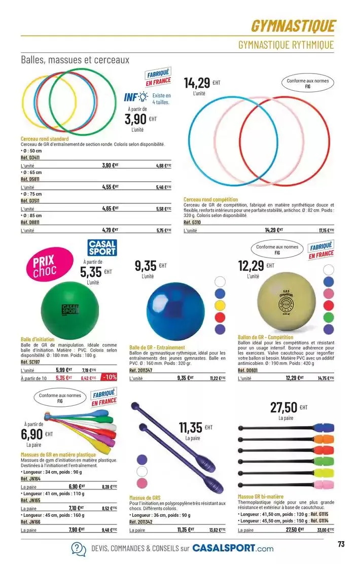 ÉQUIPEMENT SPORTIF du 6 mars au 31 décembre 2025 - Catalogue page 45