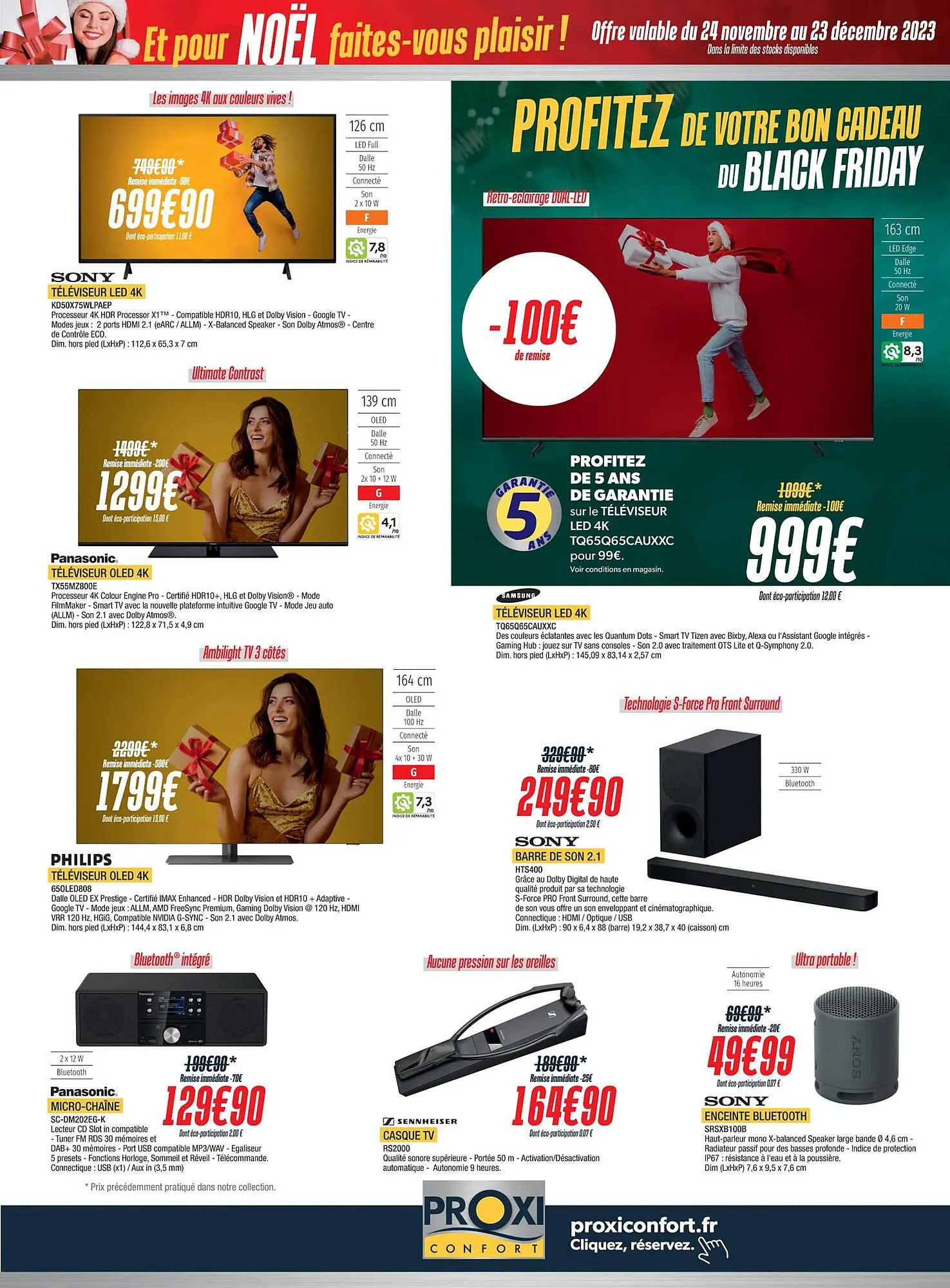 Catalogue Proxi Confort du 24 novembre au 2 décembre 2023 - Catalogue page 5