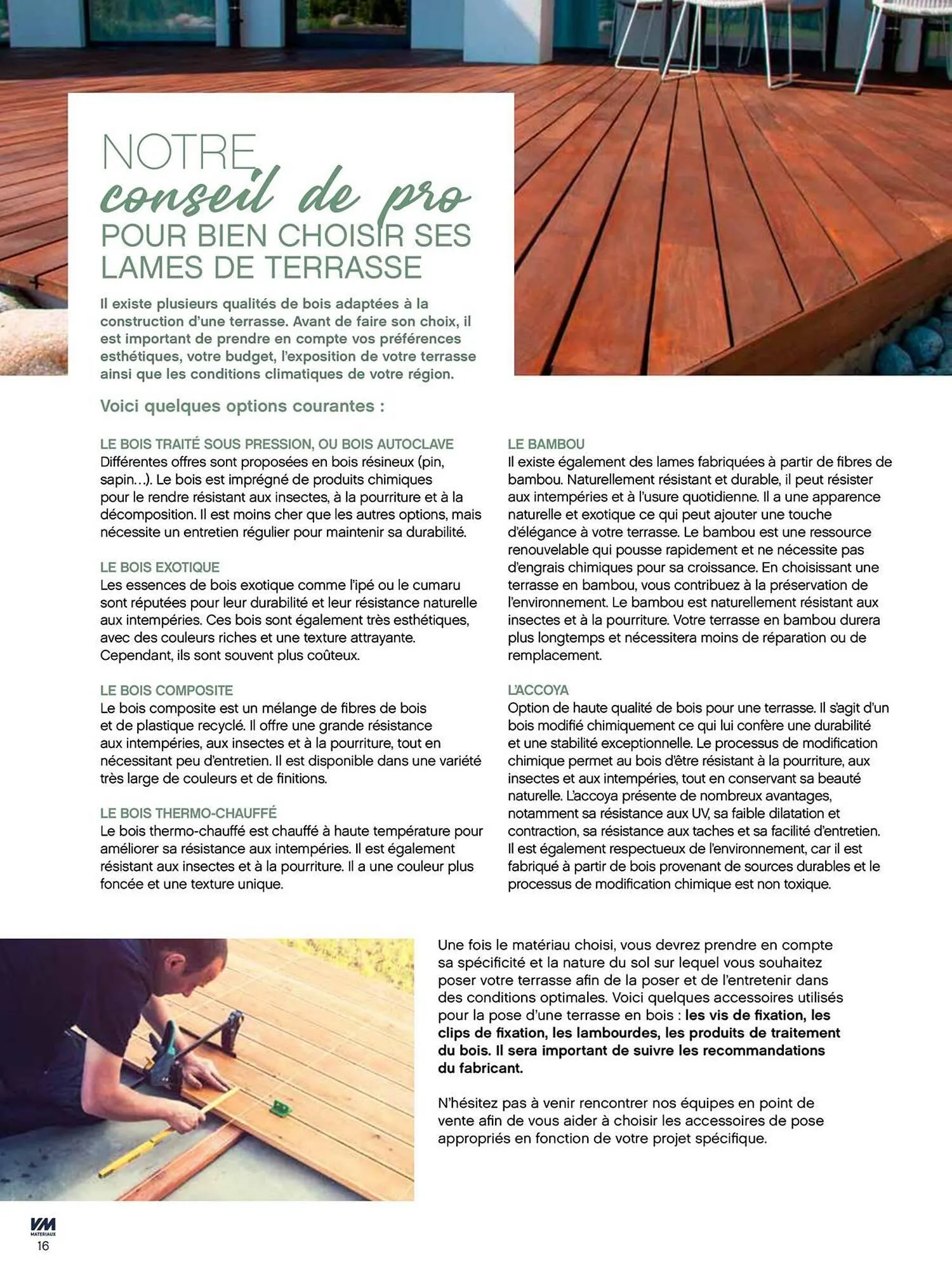 Catalogue VM Matériaux du 14 mars au 20 janvier 2026 - Catalogue page 16
