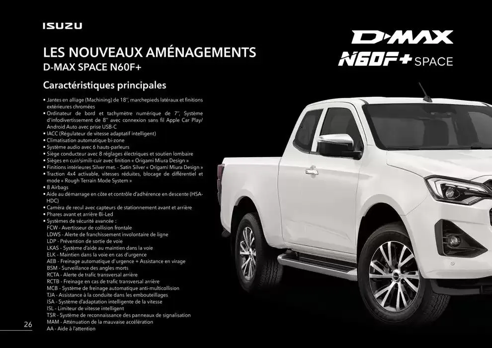 ISUZU SPACE N60B du 15 octobre au 15 octobre 2025 - Catalogue page 28