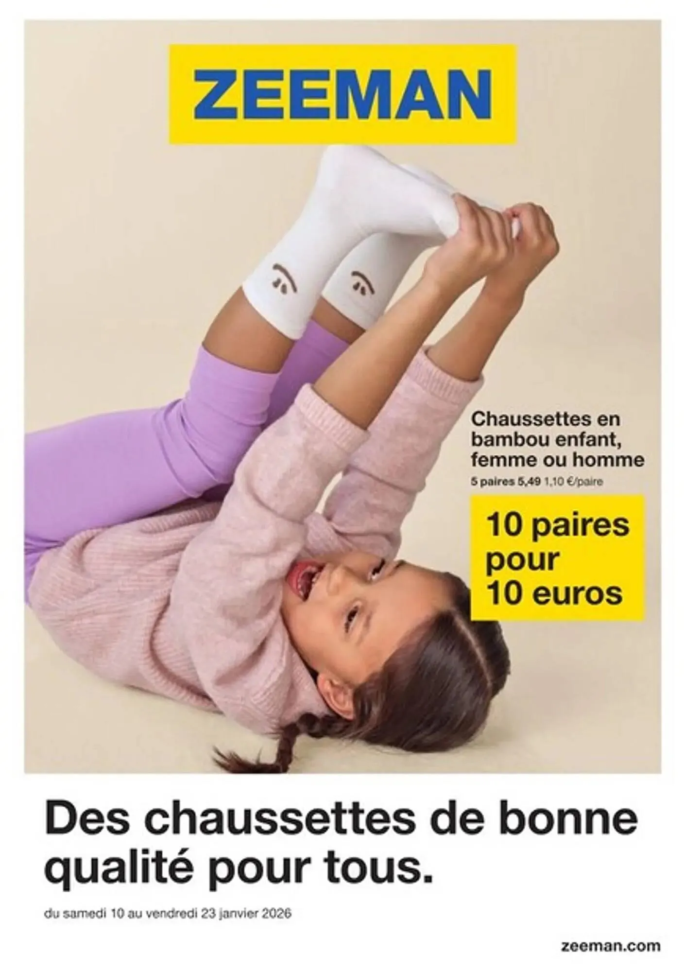 Catalogue Zeeman du 10 janvier au 23 janvier 2026 - Catalogue page 1