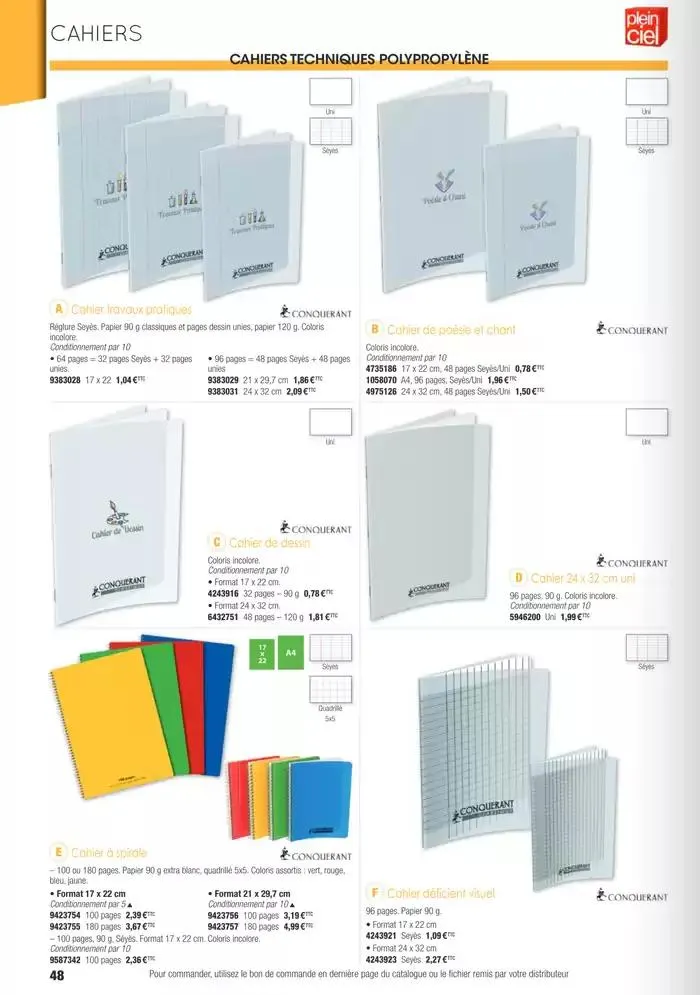 Écoles et loisirs 2025 du 1 janvier au 31 décembre 2025 - Catalogue page 48