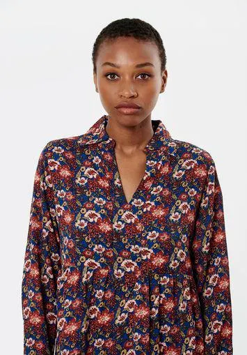 Robe babydoll fleurie femme