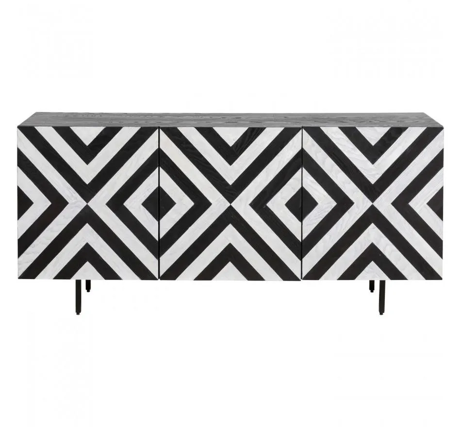 Buffet Arctic noir et blanc Kare Design