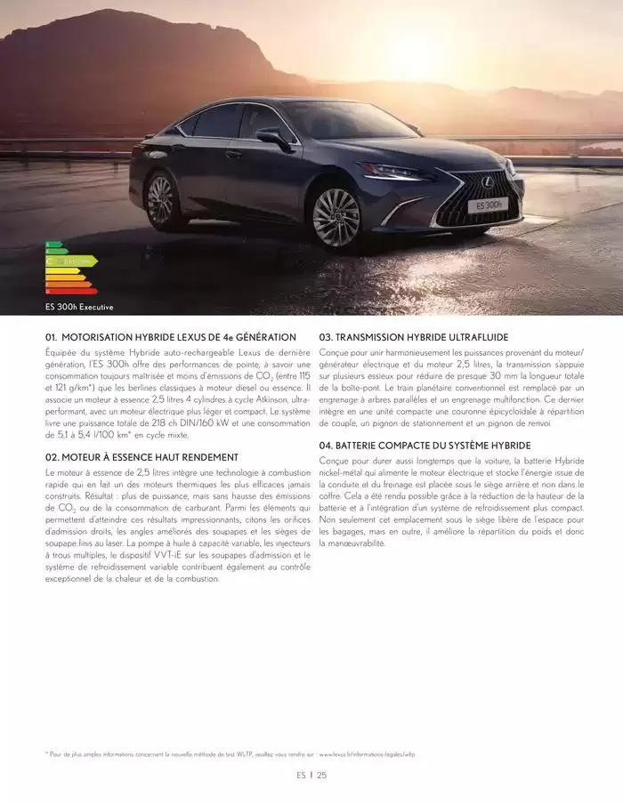 Lexus ES du 27 mars au 27 mars 2026 - Catalogue page 25