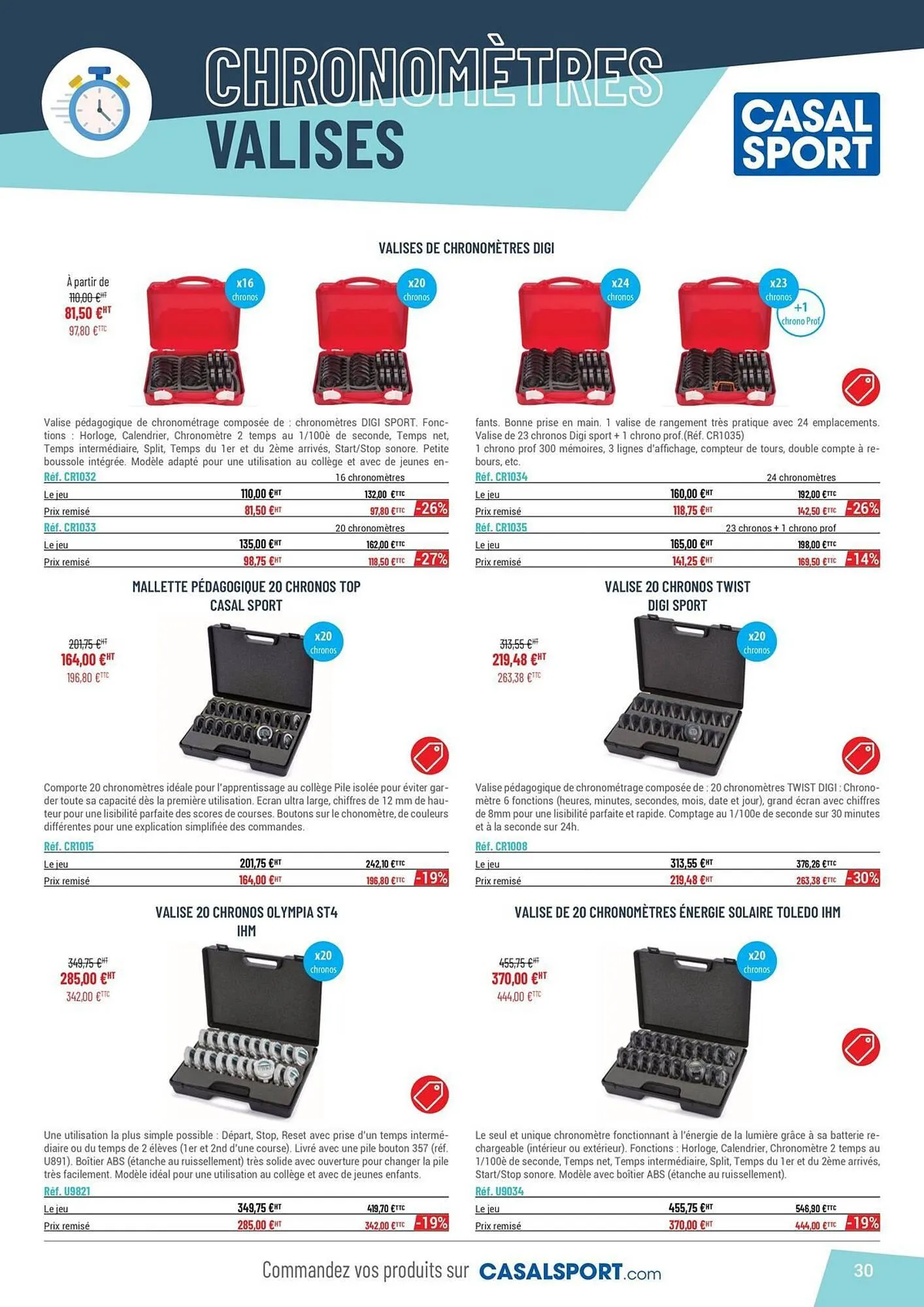 Catalogue Casal Sport du 30 avril au 31 décembre 2025 - Catalogue page 30