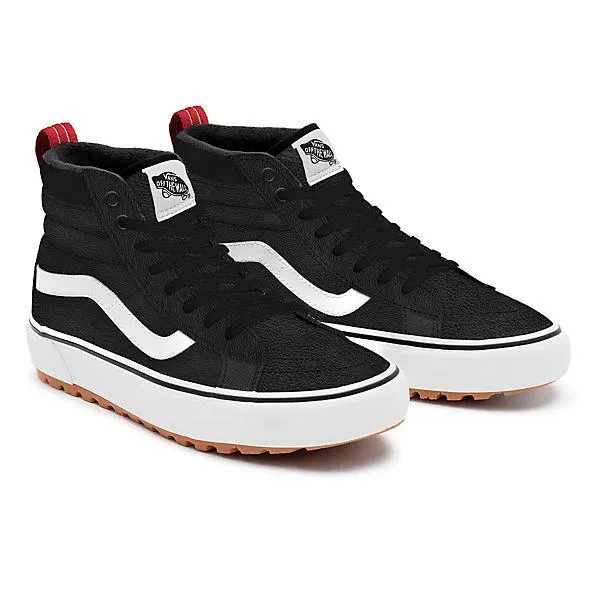 Black Leather Sk8-Hi MTE-1 Personnalisées