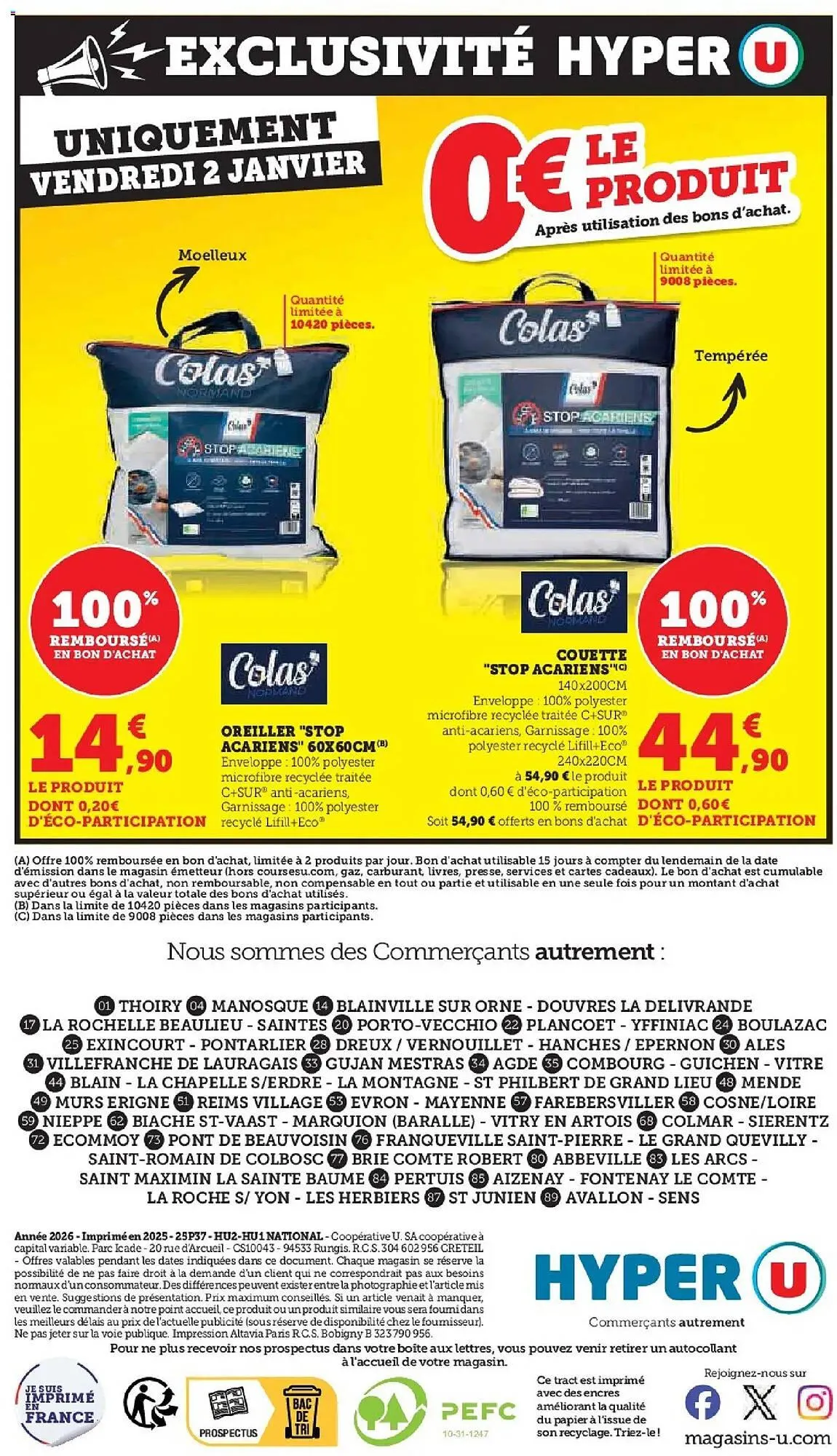 Catalogue Hyper U du 27 décembre au 11 janvier 2026 - Catalogue page 40