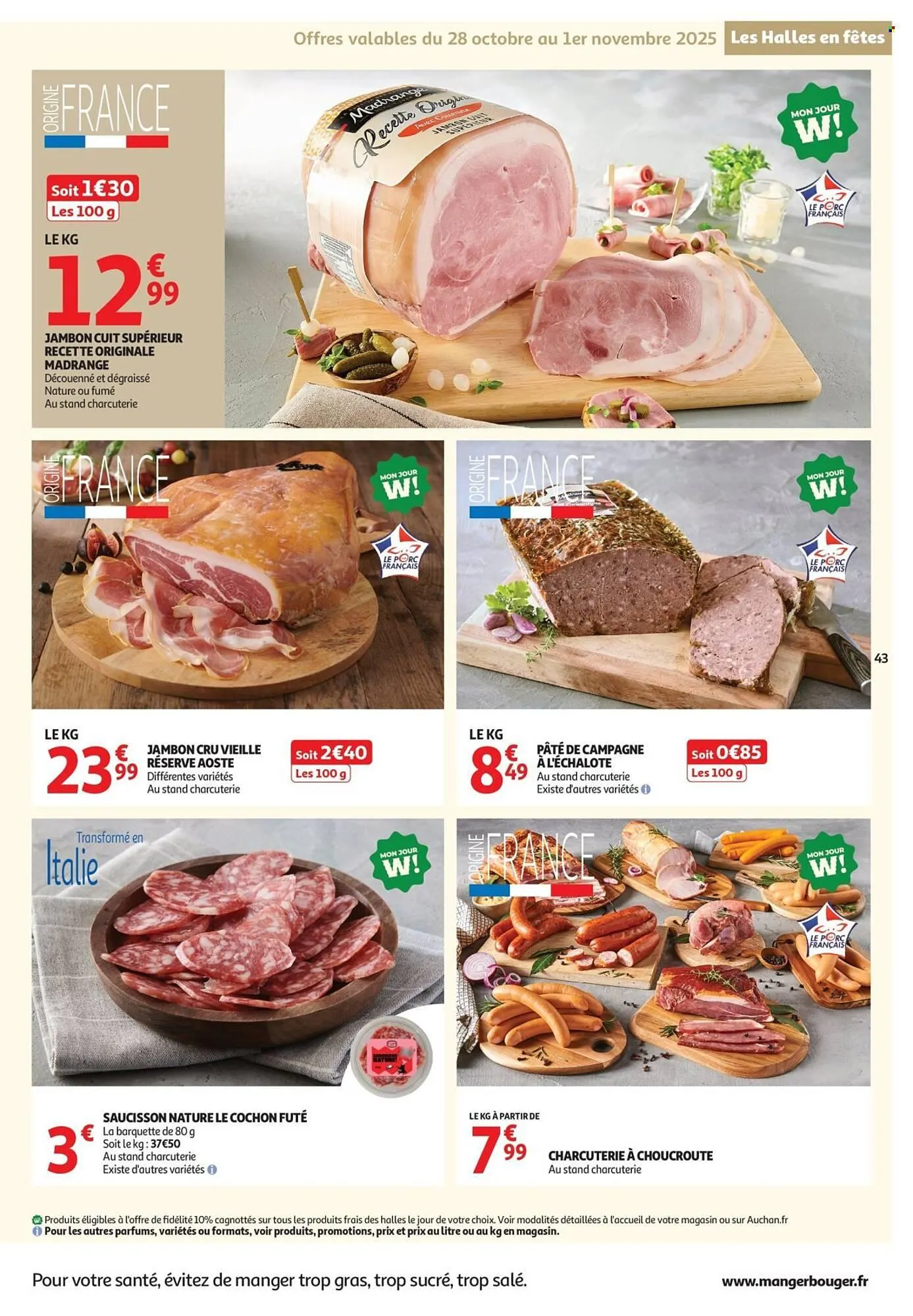 Catalogue Auchan du 28 octobre au 9 novembre 2025 - Catalogue page 43