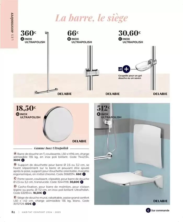Cedeo Habitat confort du 1 octobre au 31 mai 2025 - Catalogue page 88