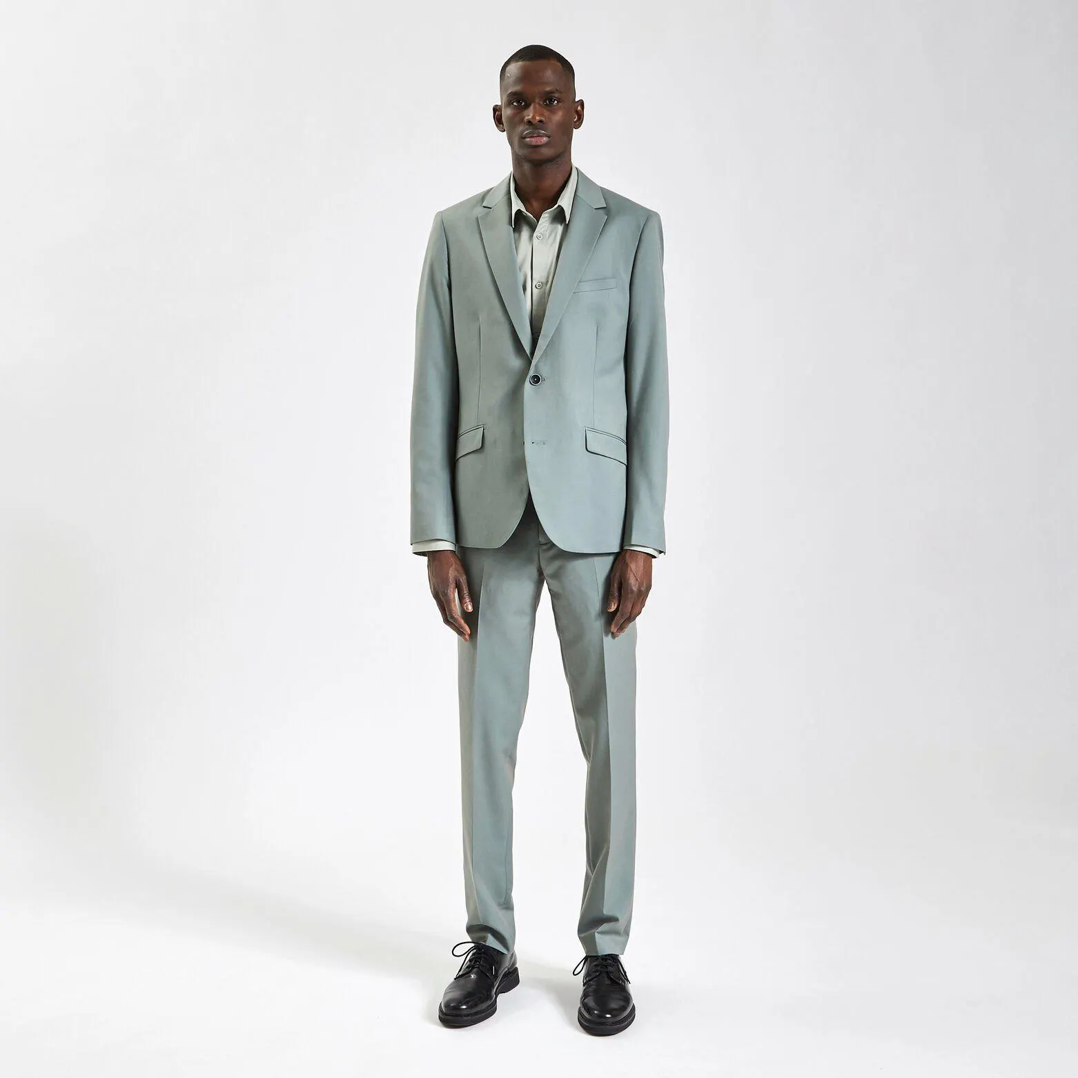 Costume 2 pièces slim - Vert clair