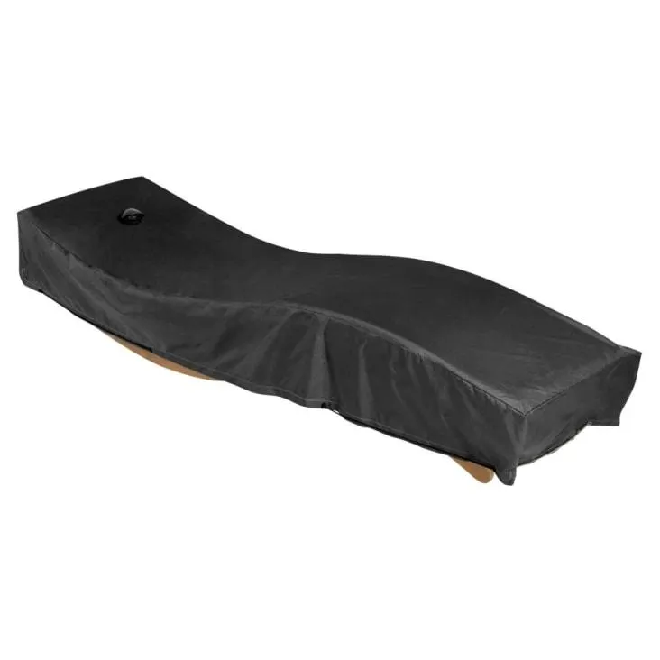 Funda protectora para tumbona en negro
