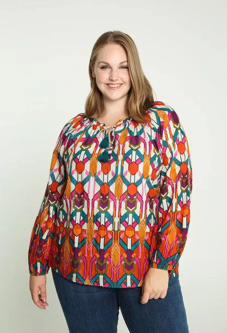 Blouse à volants