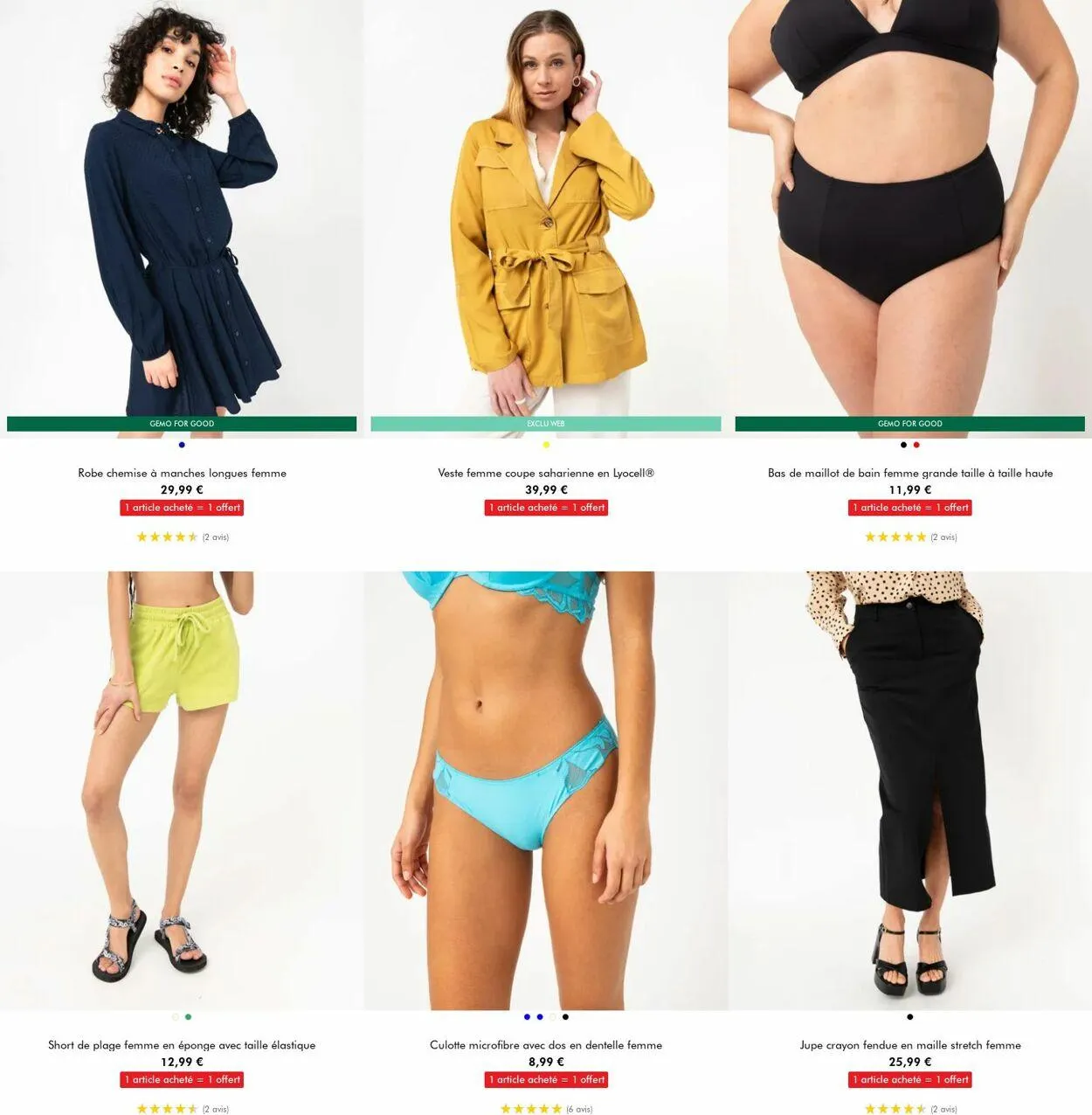 Gémo Catalogue actuel du 31 juillet au 13 août 2024 - Catalogue page 5