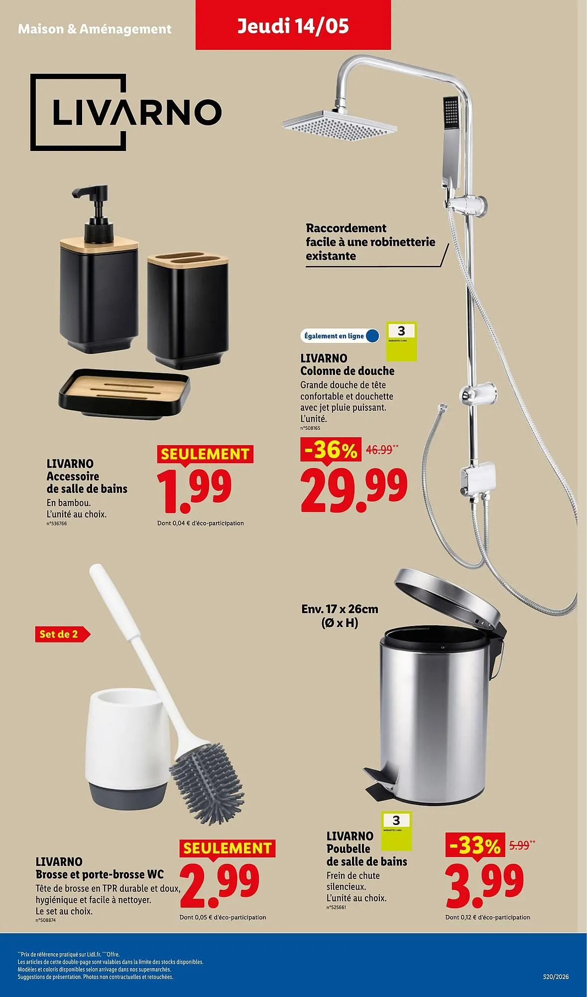 Catalogue Lidl du 14 mai au 20 mai 2026 - Catalogue page 33