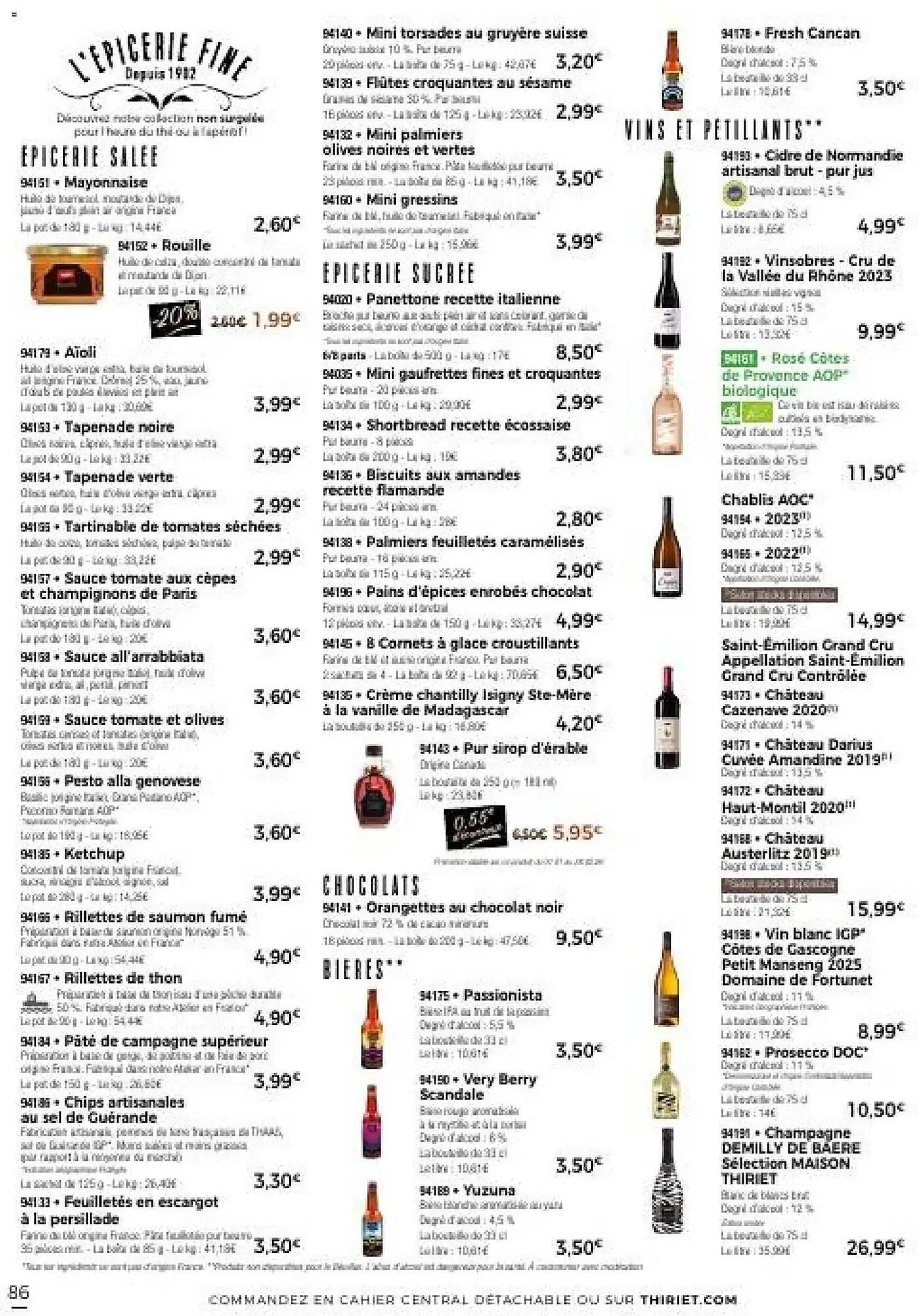 Catalogue Thiriet du 31 janvier au 3 mars 2026 - Catalogue page 86