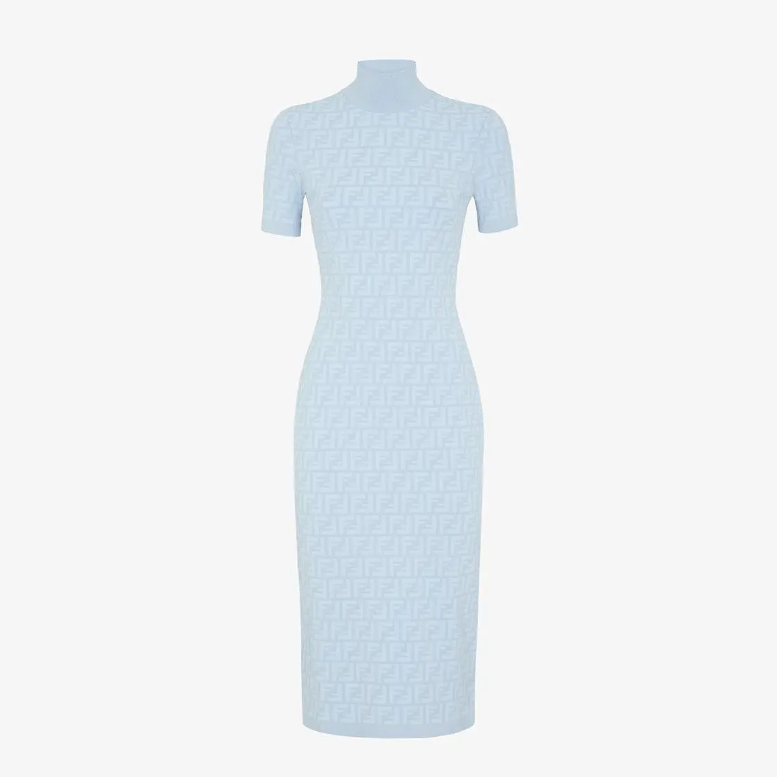 Light blue FF viscose dress