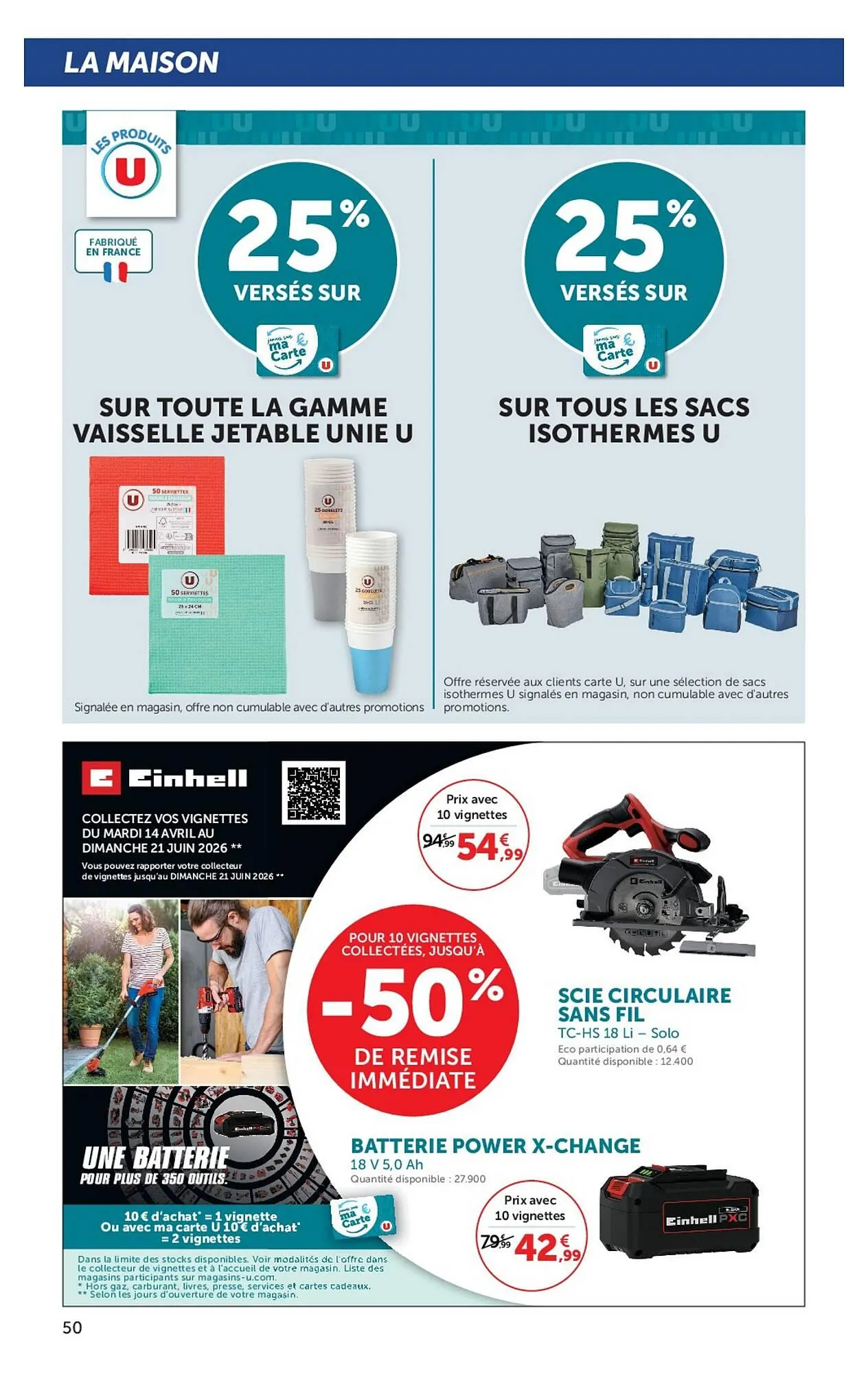 Catalogue Super U du 28 avril au 10 mai 2026 - Catalogue page 50
