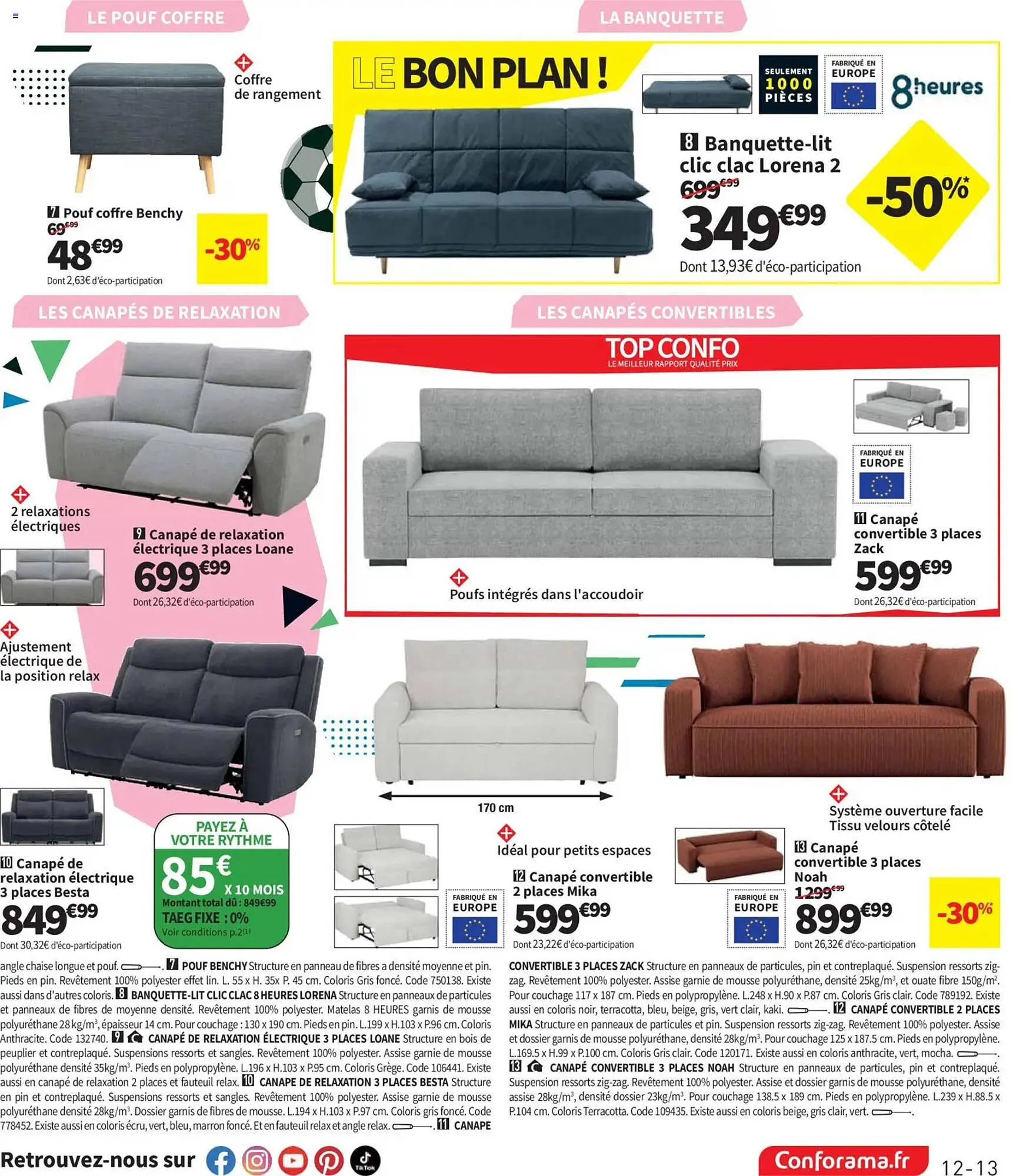 Catalogue Conforama du 28 avril au 25 mai 2026 - Catalogue page 13