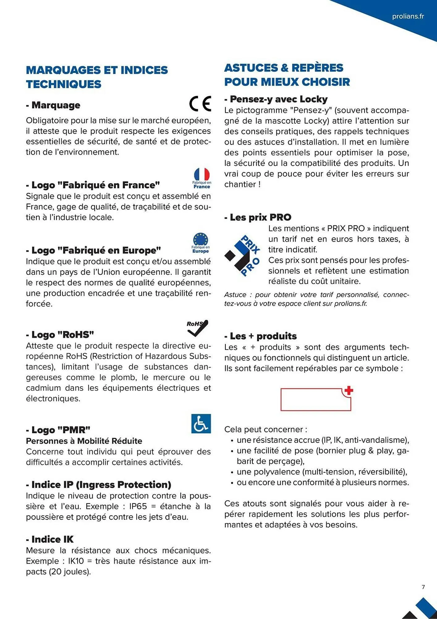 Catalogue Prolians du 2 octobre au 31 décembre 2025 - Catalogue page 7