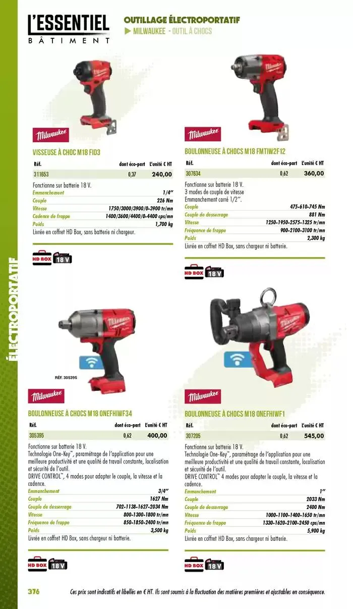 Essentiel Batiment 2025 du 3 janvier au 31 décembre 2025 - Catalogue page 378