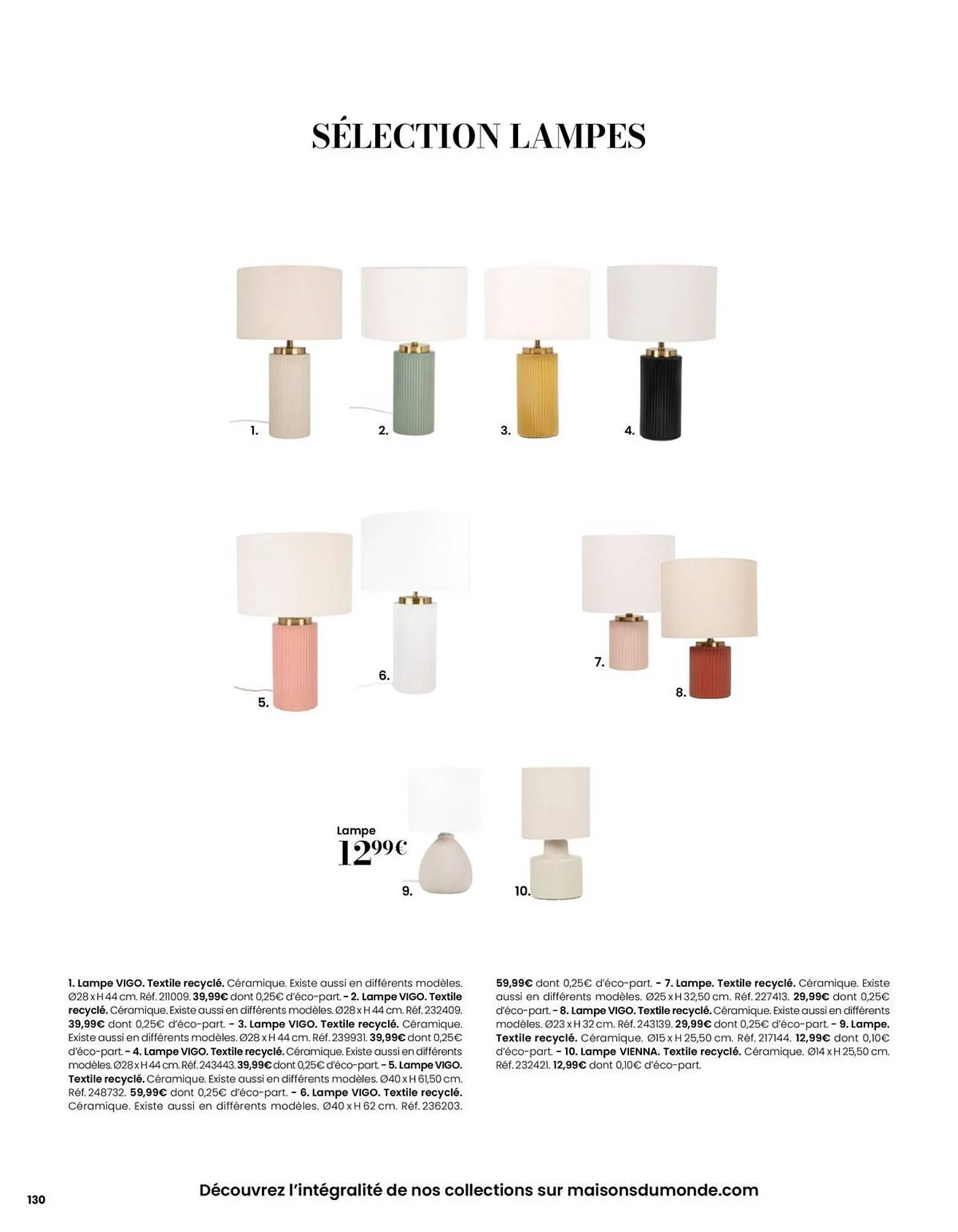 Catalogue Maisons du Monde du 11 décembre au 31 décembre 2025 - Catalogue page 130