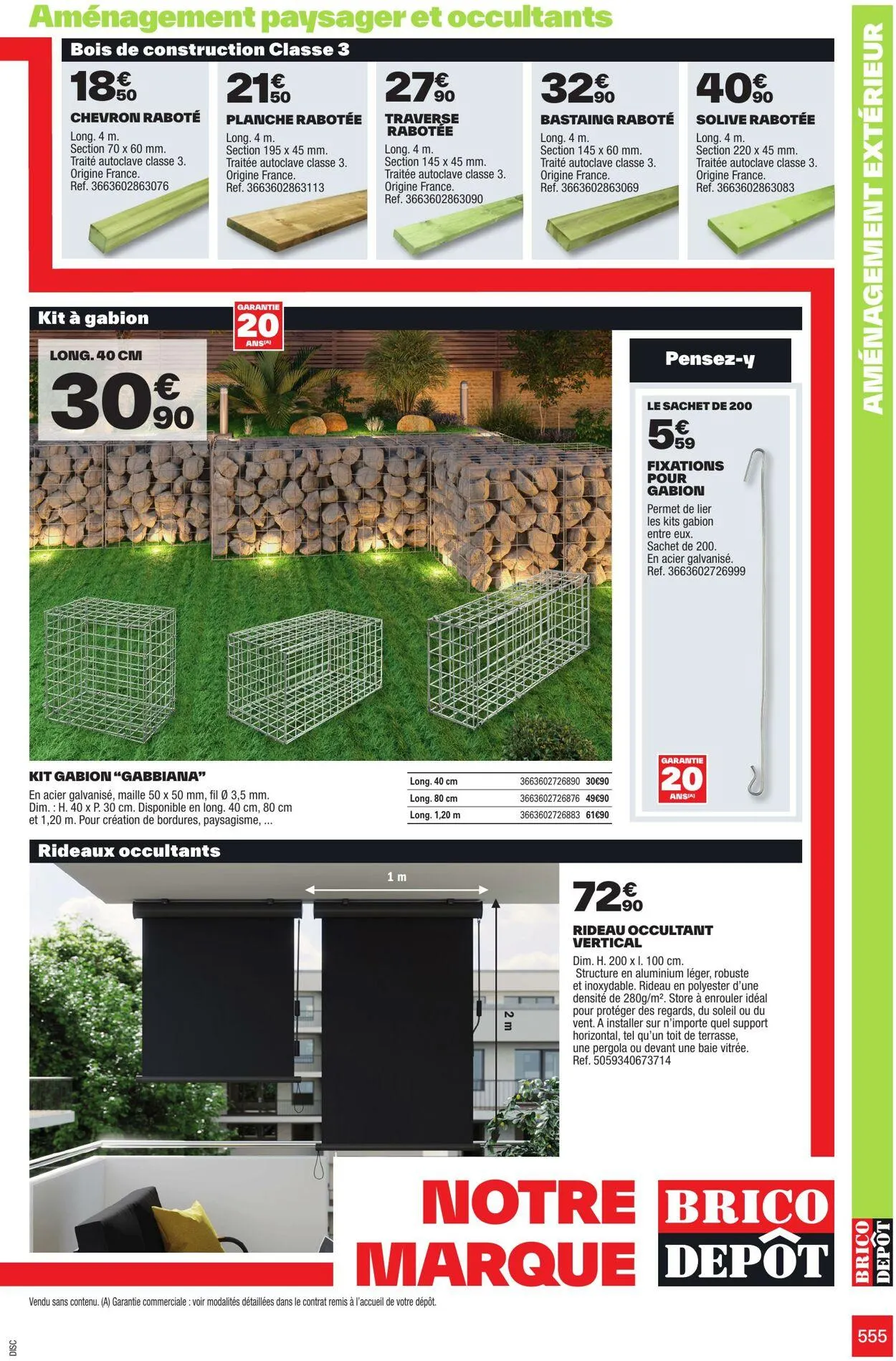 Brico Dépôt Catalogue actuel du 24 mars au 31 juillet 2025 - Catalogue page 555