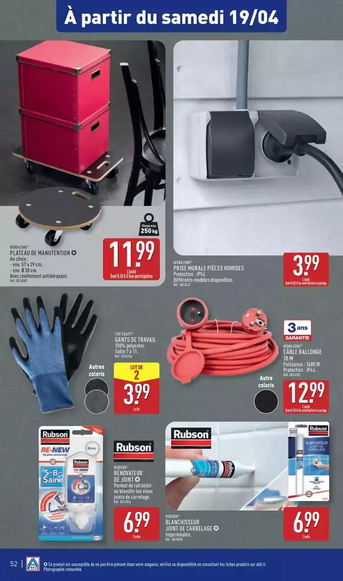 Arrivages de Pâques à prix discount du 15 avril au 21 avril 2025 - Catalogue page 55