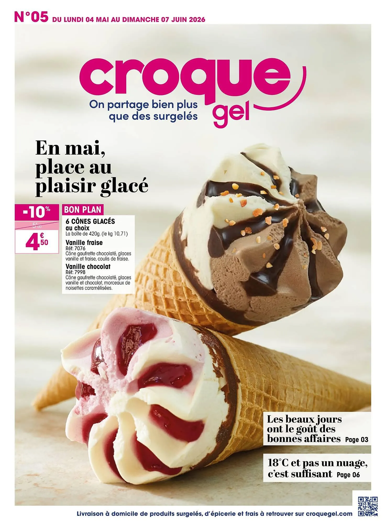Catalogue Croque Gel du 4 mai au 7 juin 2026 - Catalogue page 1