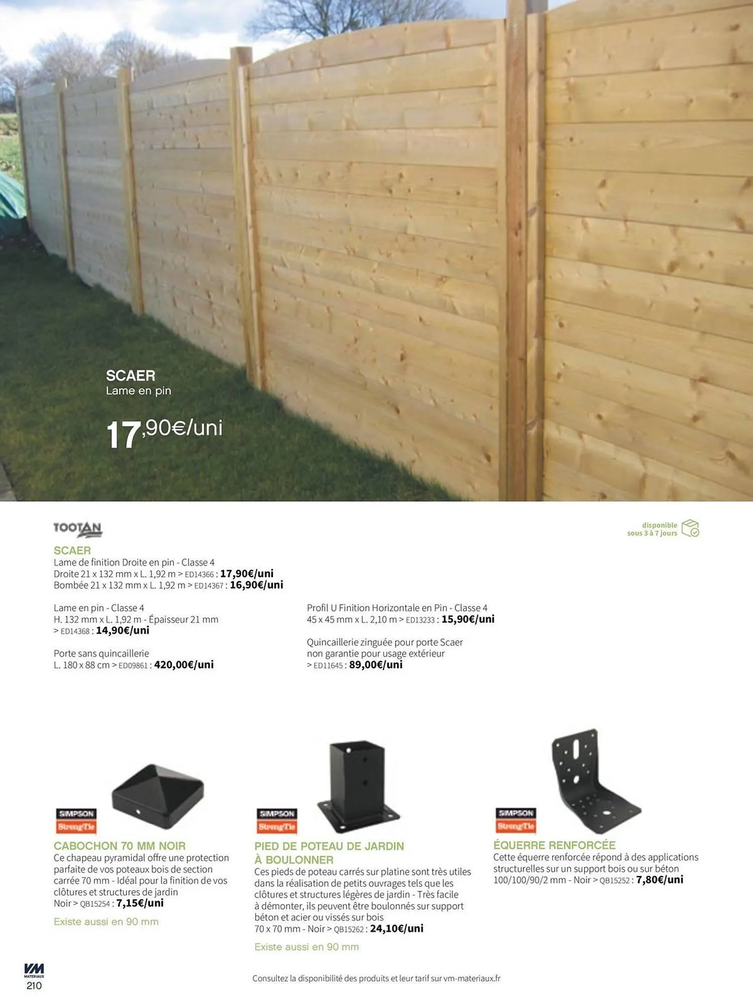 Catalogue VM Matériaux du 11 juin au 30 juin 2026 - Catalogue page 210