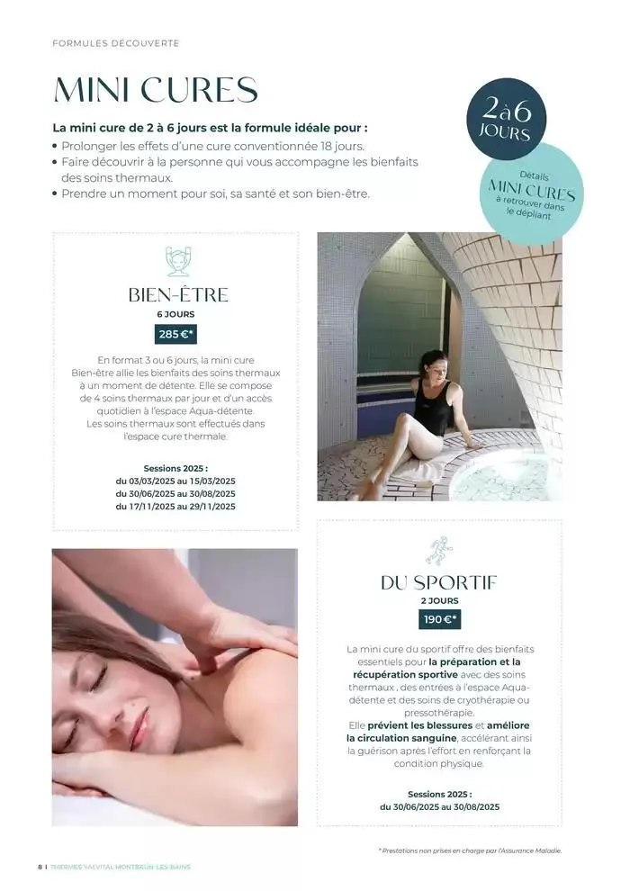 Brochure établissement Montbrun-les-Bains 2025 du 3 mars au 29 novembre 2025 - Catalogue page 8