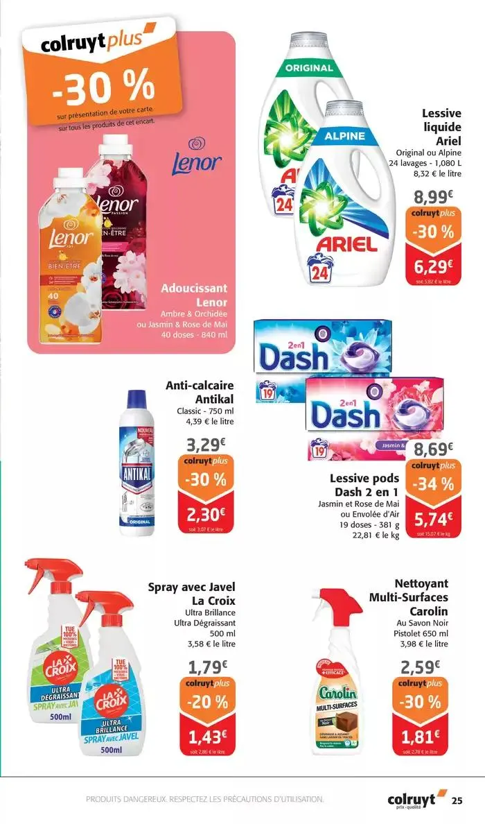 Prix - qualitè du 31 mars au 6 avril 2025 - Catalogue page 25