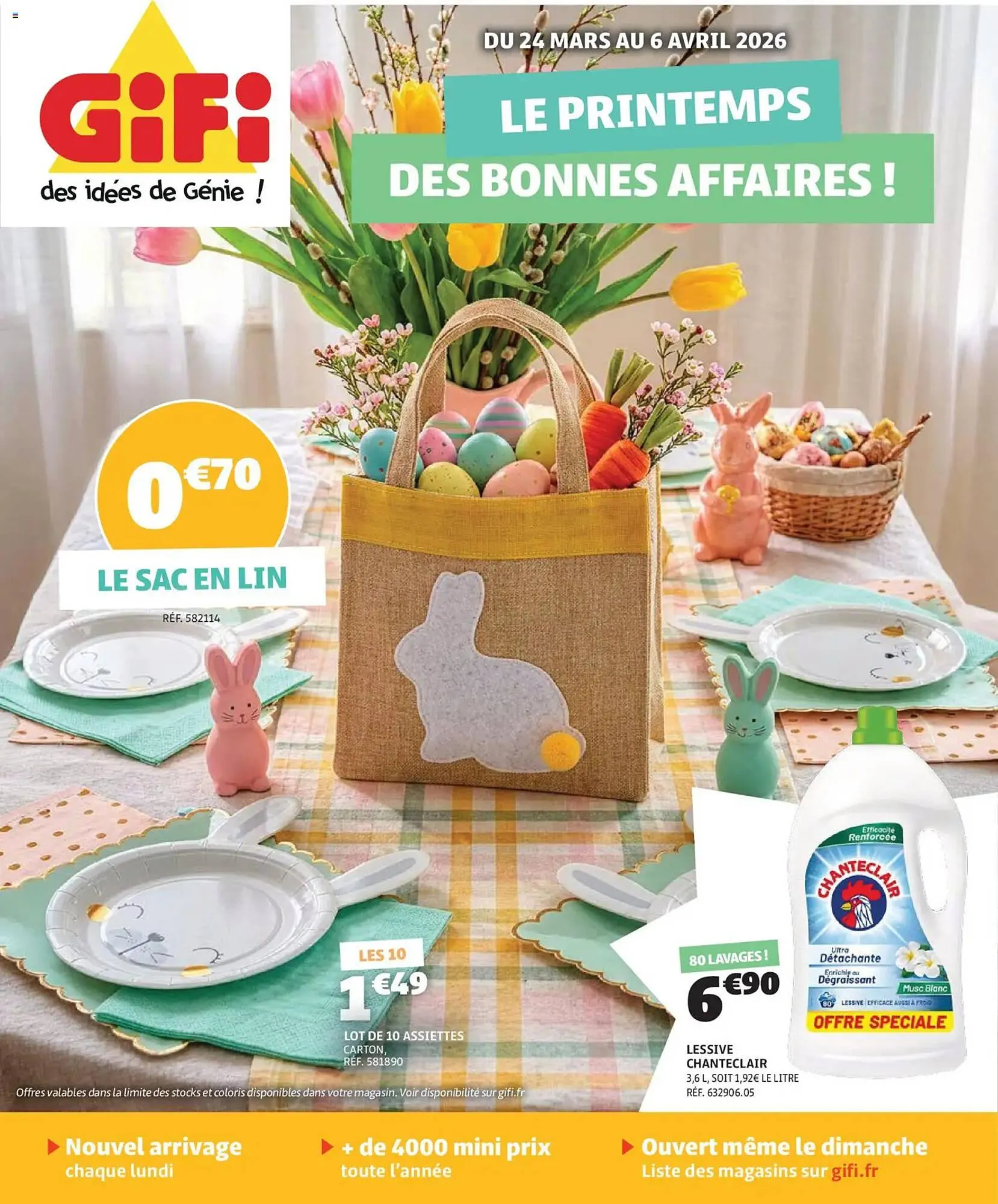 Catalogue Gifi du 24 mars au 6 avril 2026 - Catalogue page 1